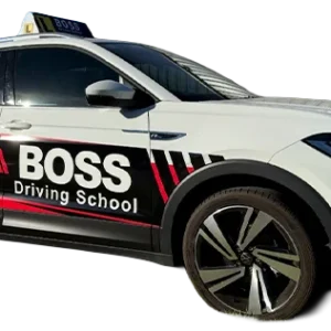 boss driving school car